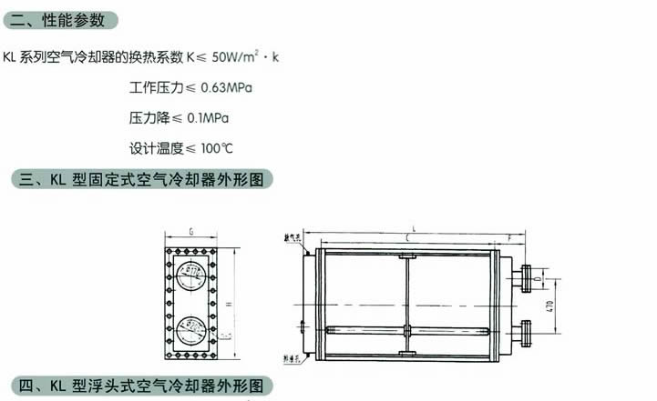 KL系列空氣冷卻器